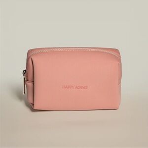 Happy aging - small toiletry bag - pink